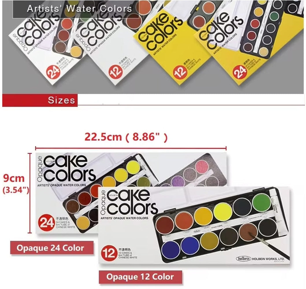 Holbein Artist Paint 24 cake colors