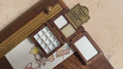 Hight Quality Wooden Watercolor Box Best for Travel